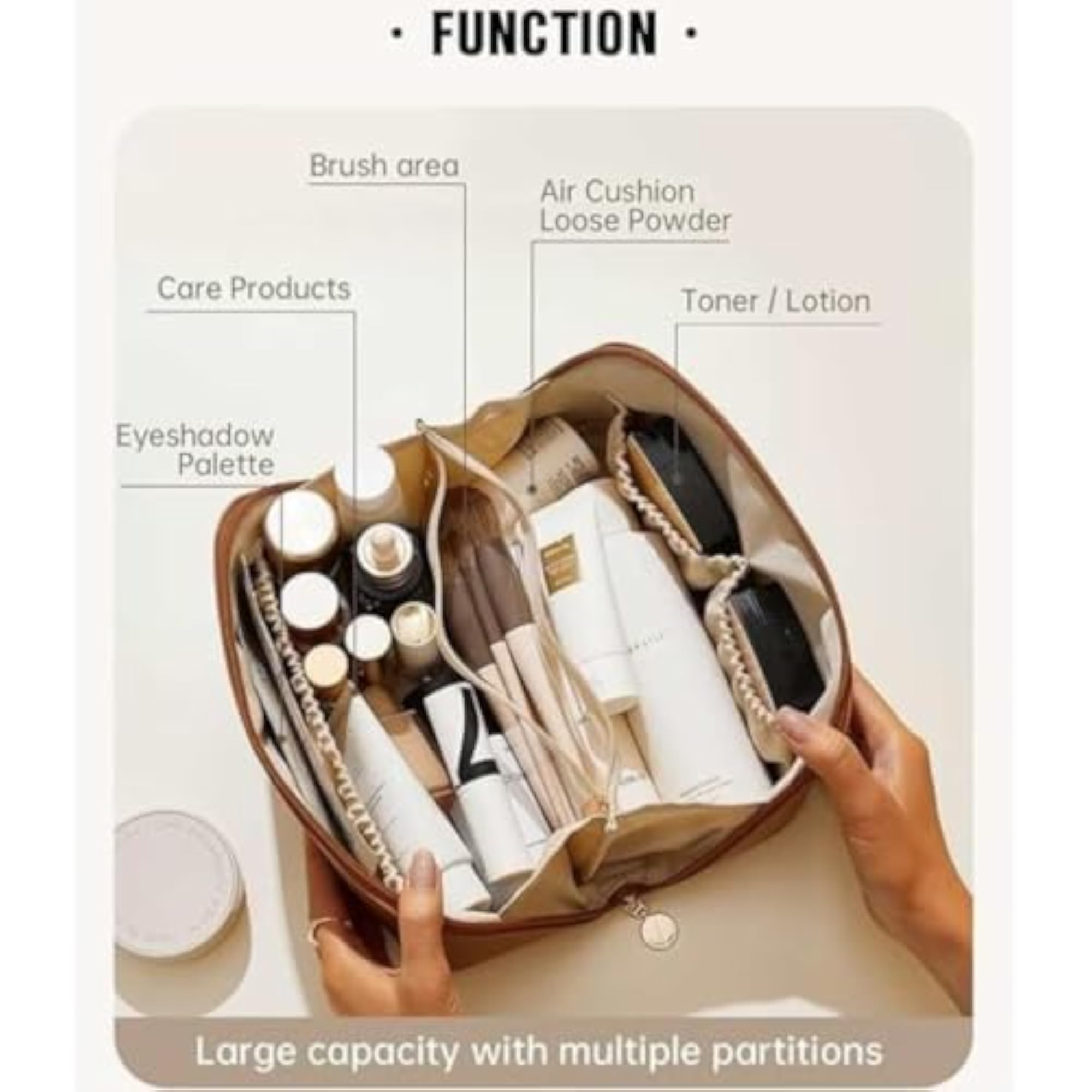 Large Makeup Pouch Bag for Women